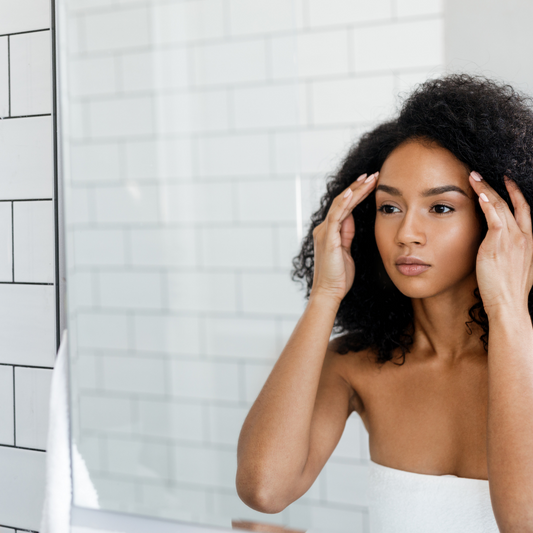 Oil cleaning skin care routine