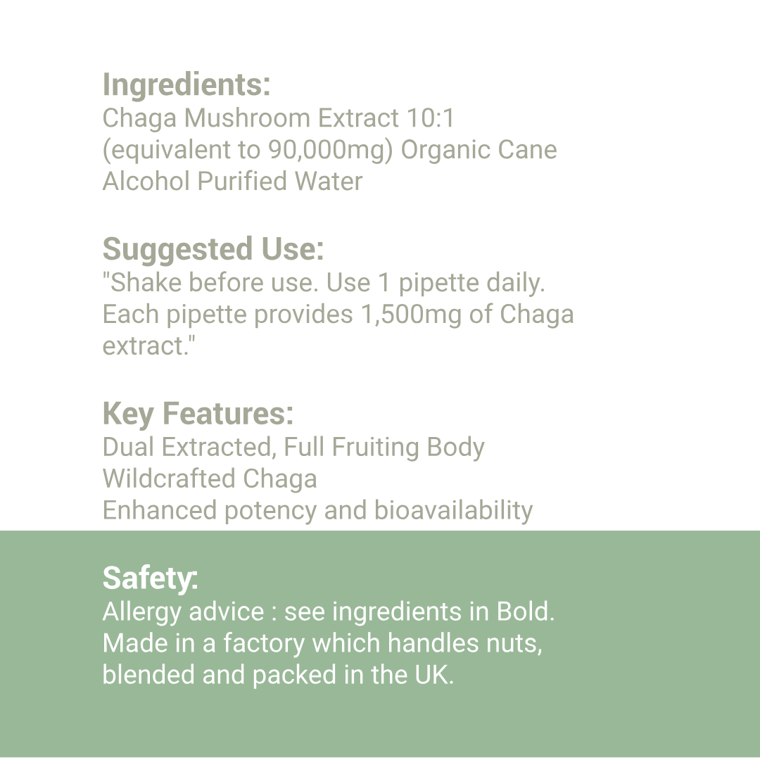 Revive Chaga | Dual-Extracted Chaga Mushroom Tincture