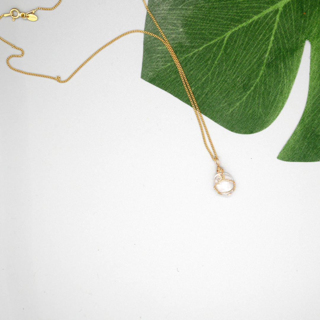 Clear Quartz Necklace product Image