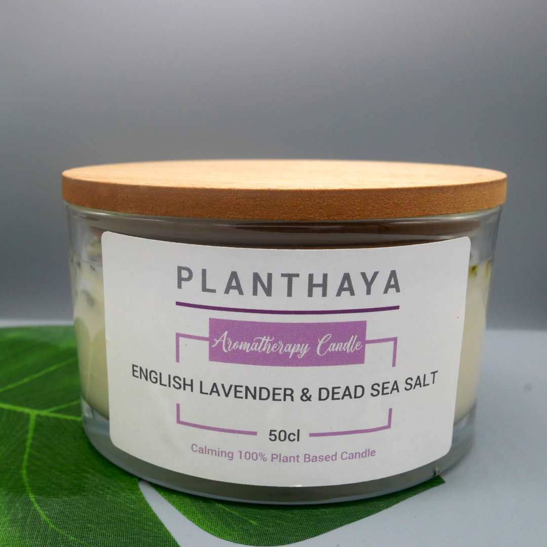 English Lavender & Dead Sea Salt Aromatherapy Candle 50cl