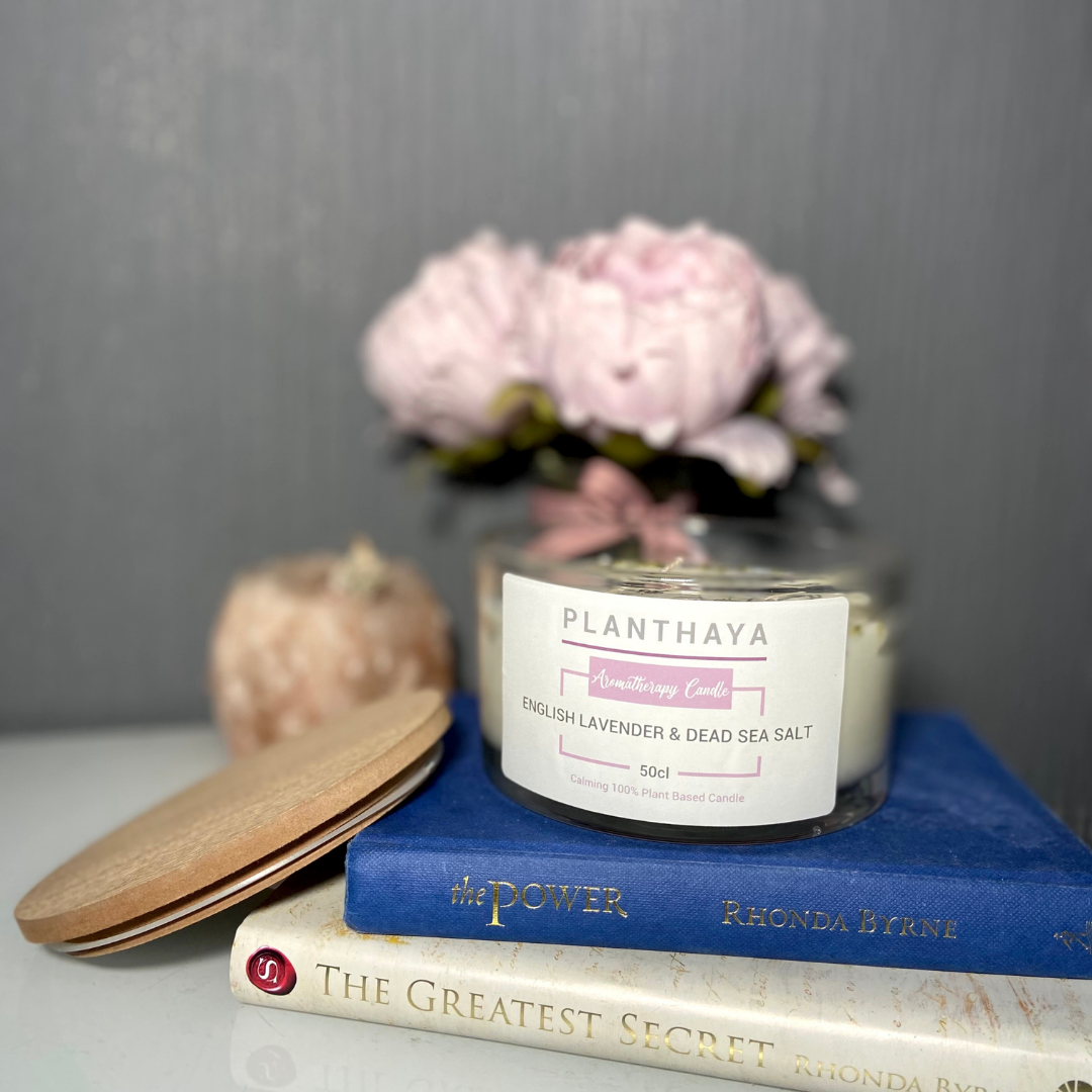 English Lavender & Dead Sea Salt Aromatherapy Candle 50cl